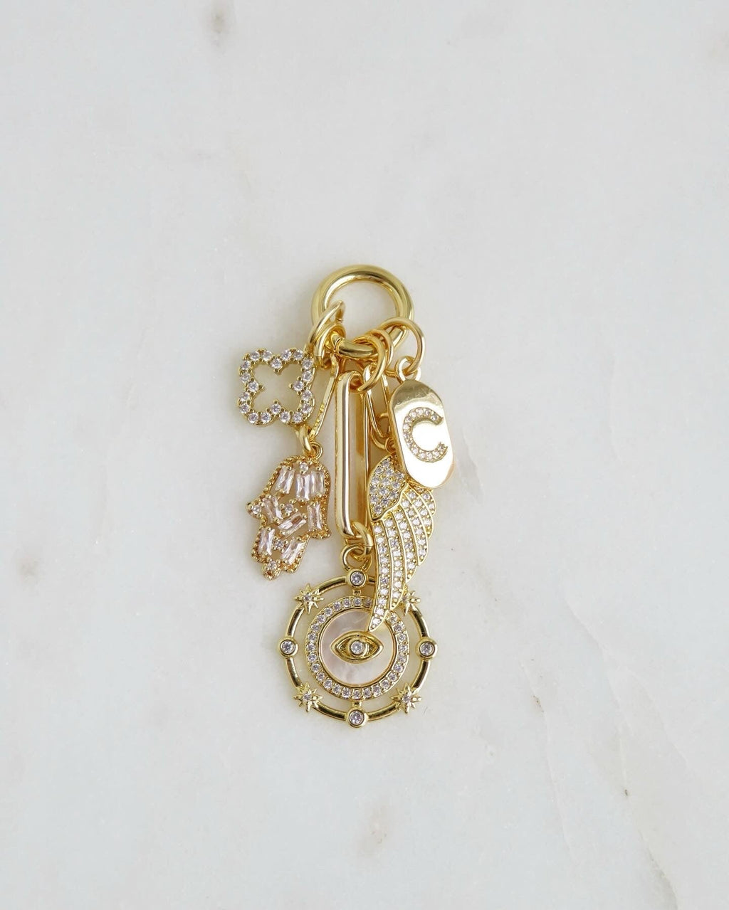 Love & Divine Guidance Initial Charm Cluster