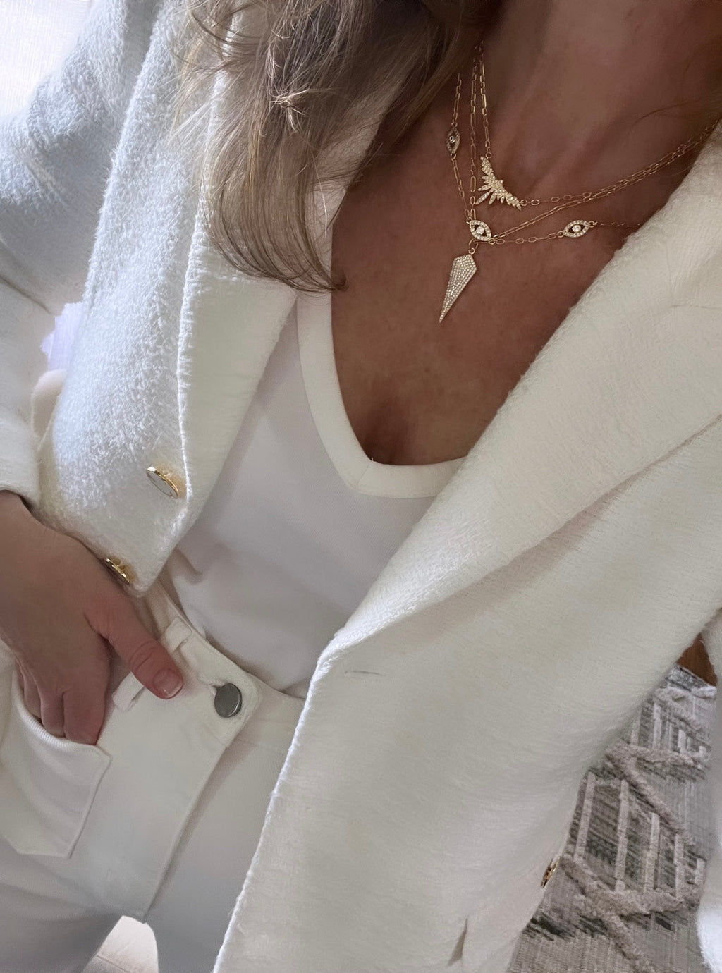 Diamond Arrowhead Necklace