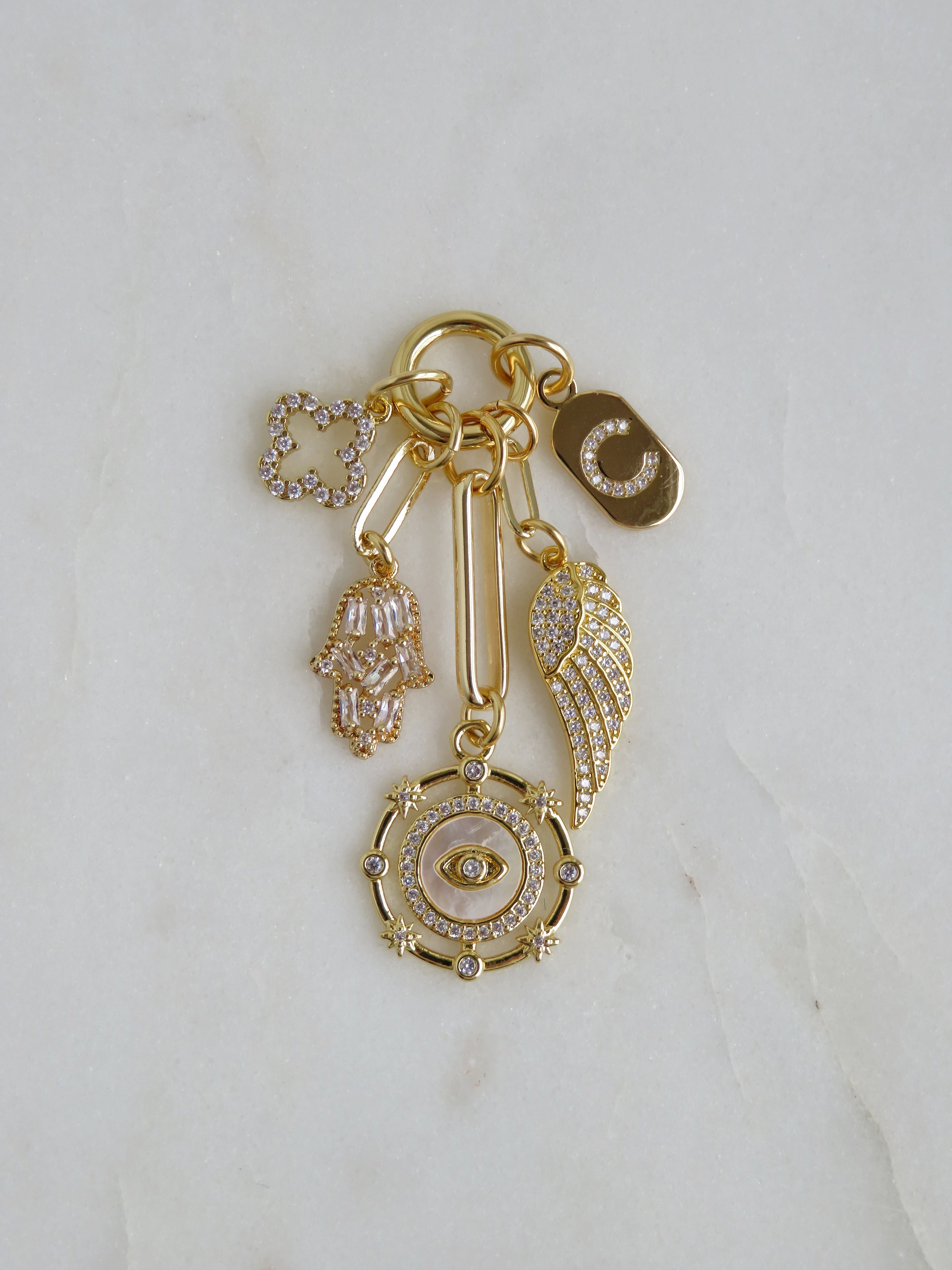 Love & Divine Guidance Initial Charm Cluster