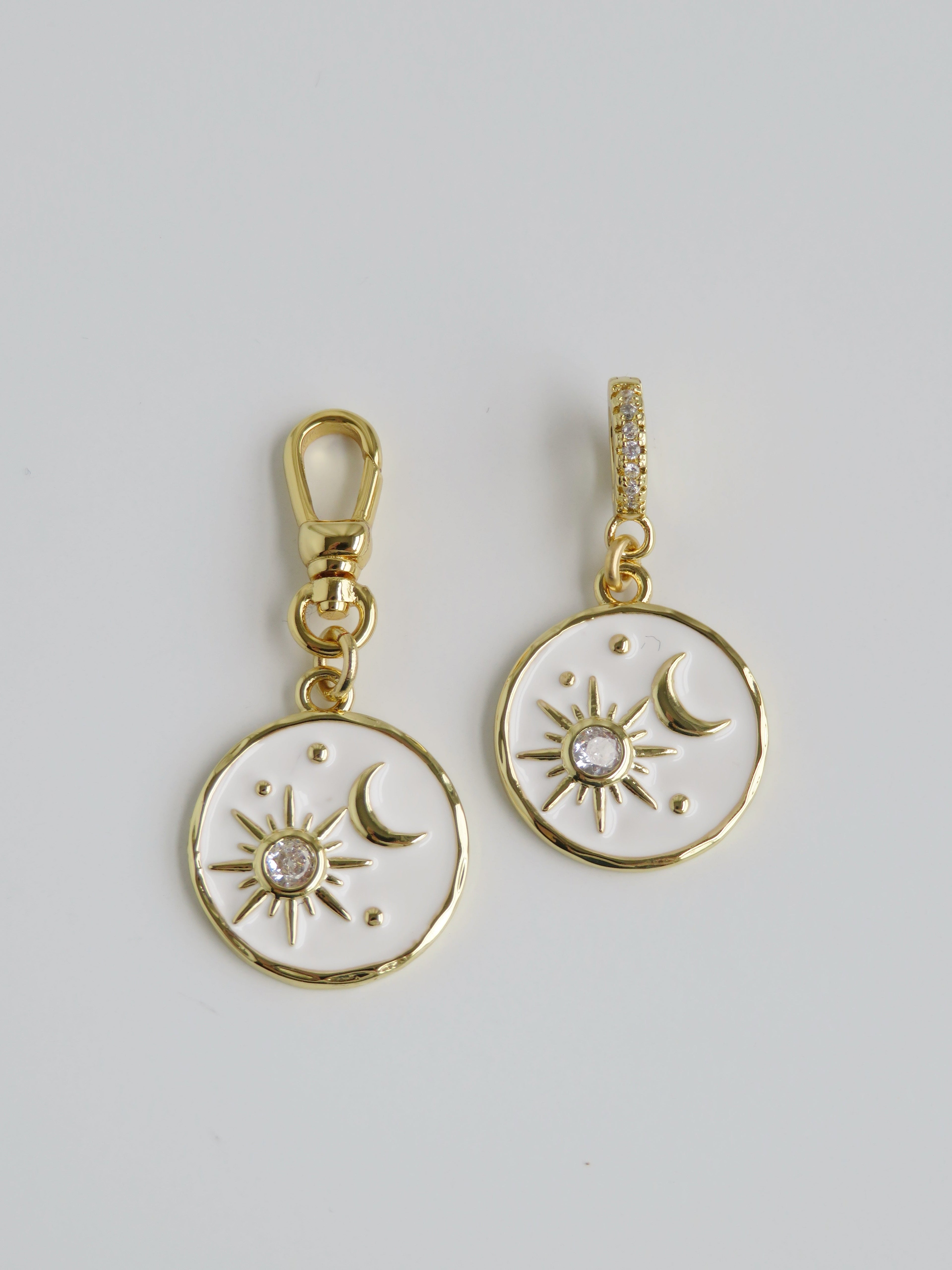 Enamel Celestial Charm on Clasp