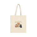 Faith & Freedom Patriotic Puppy Illustration Tote | vintage Americana, July 4th