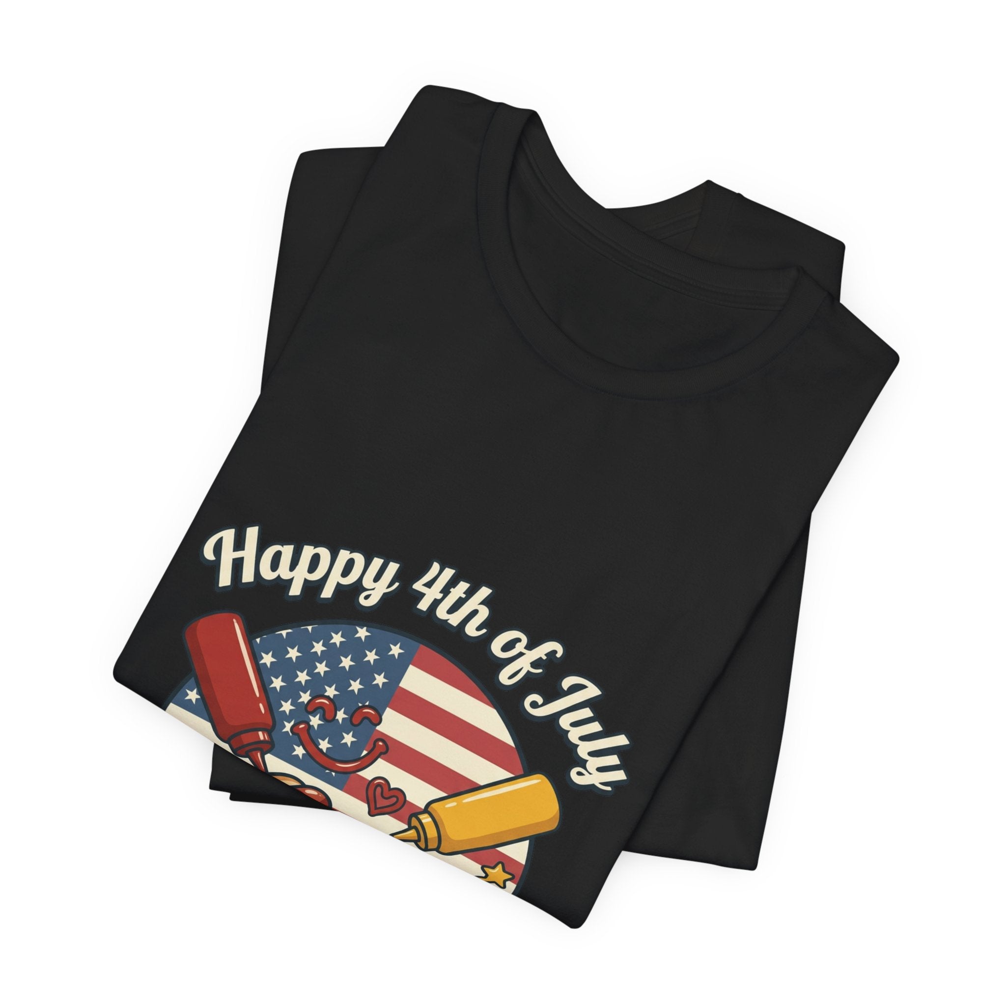 Faith & Freedom Hot Dog Patriotic Tee | July 4th vintage Americana