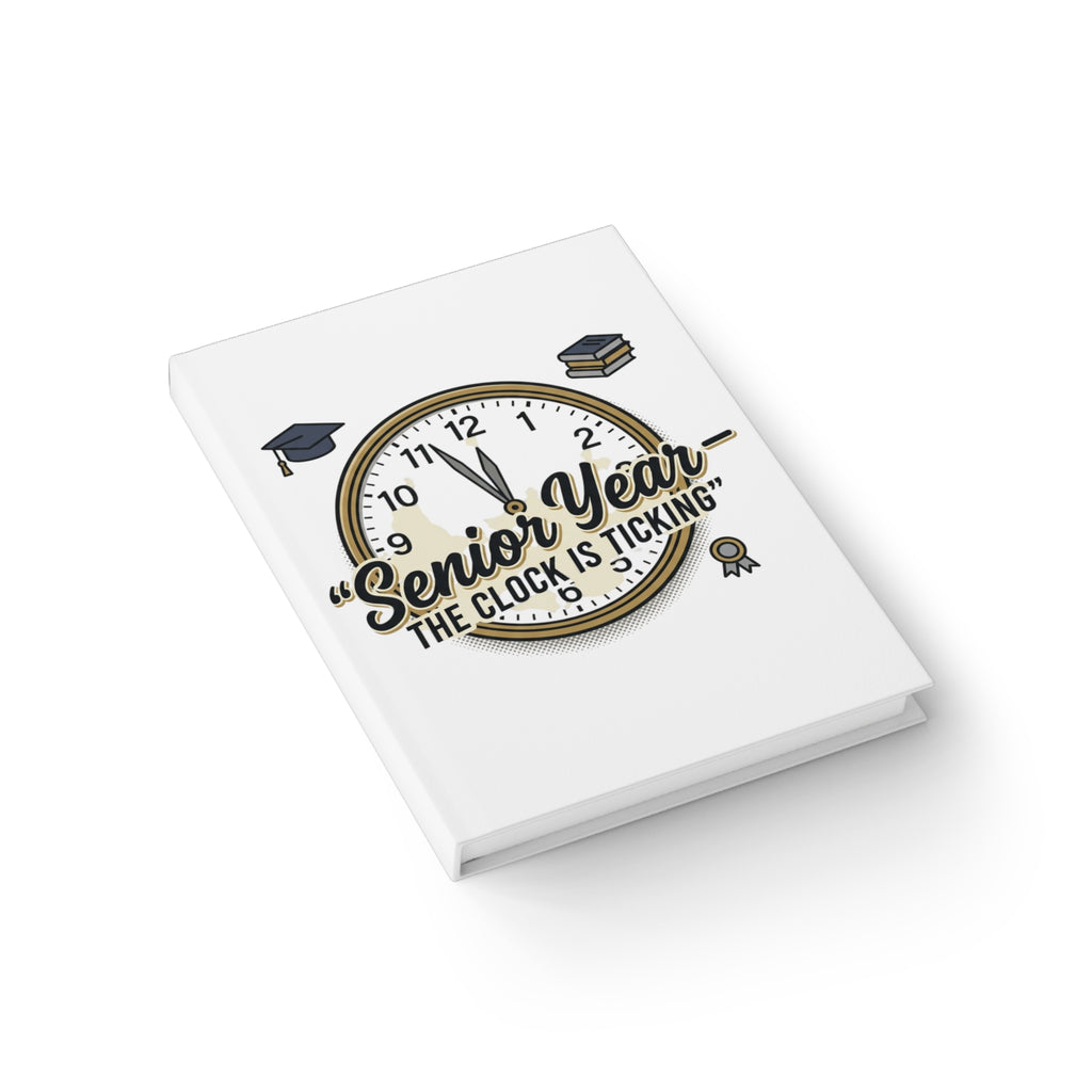 Senior Year Journal – “The Clock Is Ticking” Graduation Keepsake Notebook