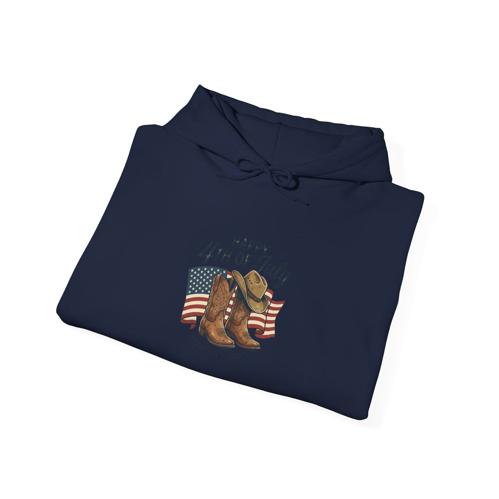 Fourth of July Cowgirl Hoodie | western ranch rustic prairie rodeo vintage
