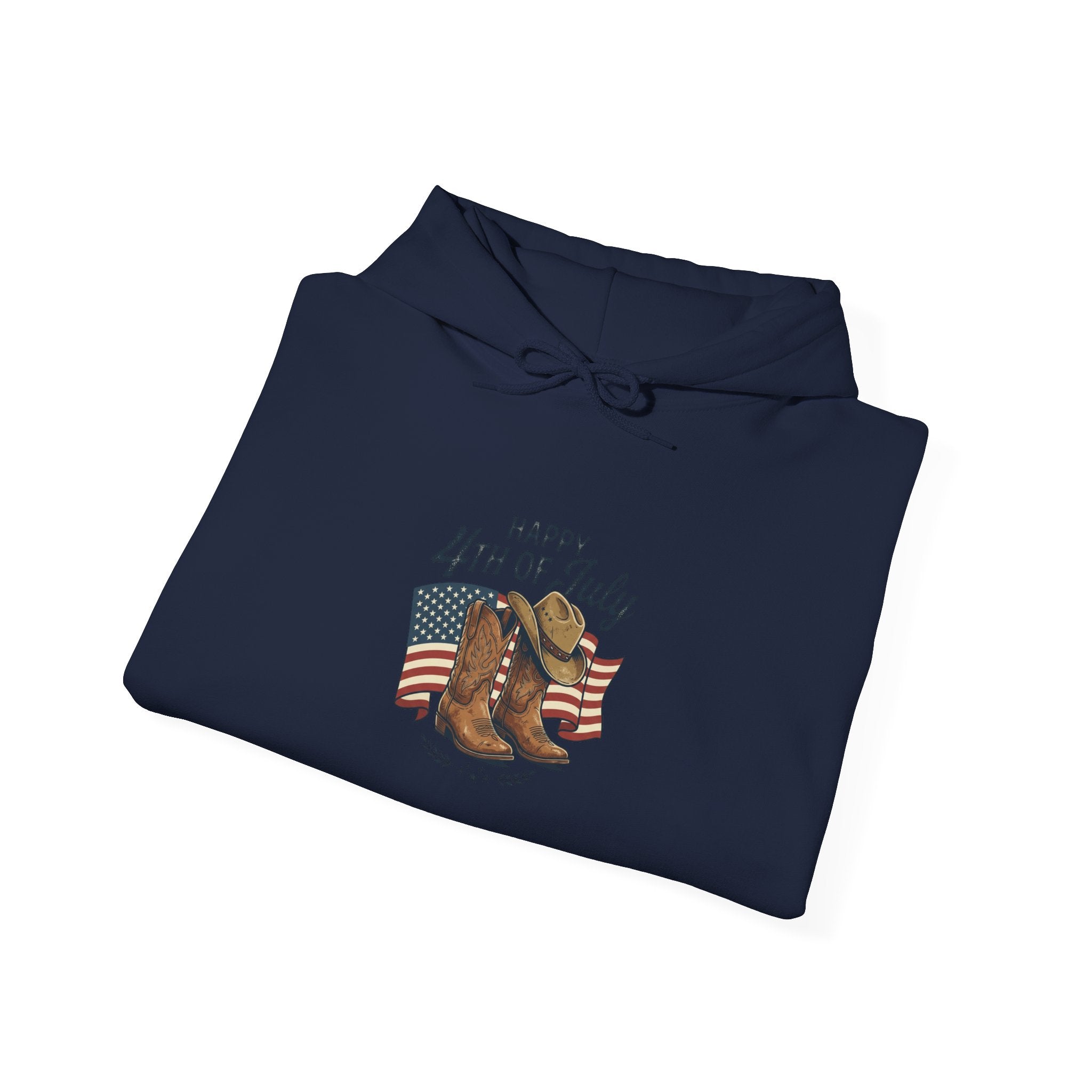 Fourth of July Cowgirl Hoodie | western ranch rustic prairie rodeo vintage