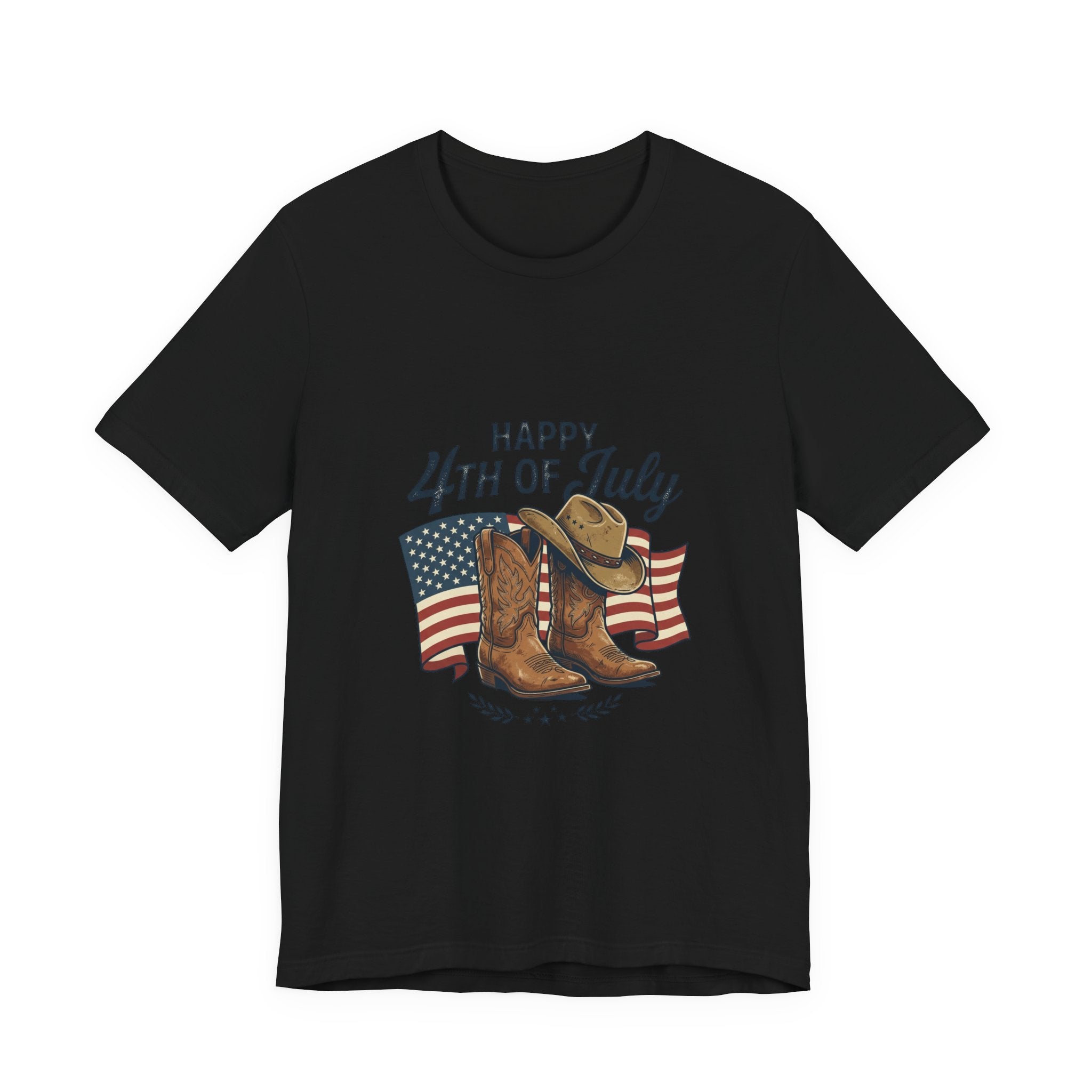 Happy 4th of July Cowboy Boots Tee | Western, Rustic Prairie