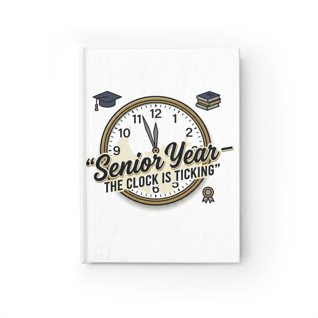 Senior Year Journal – “The Clock Is Ticking” Graduation Keepsake Notebook