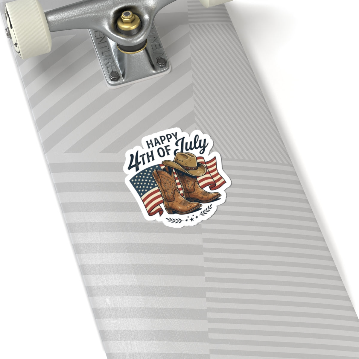 Patriotic Cowboy Boots Sticker | western, rustic