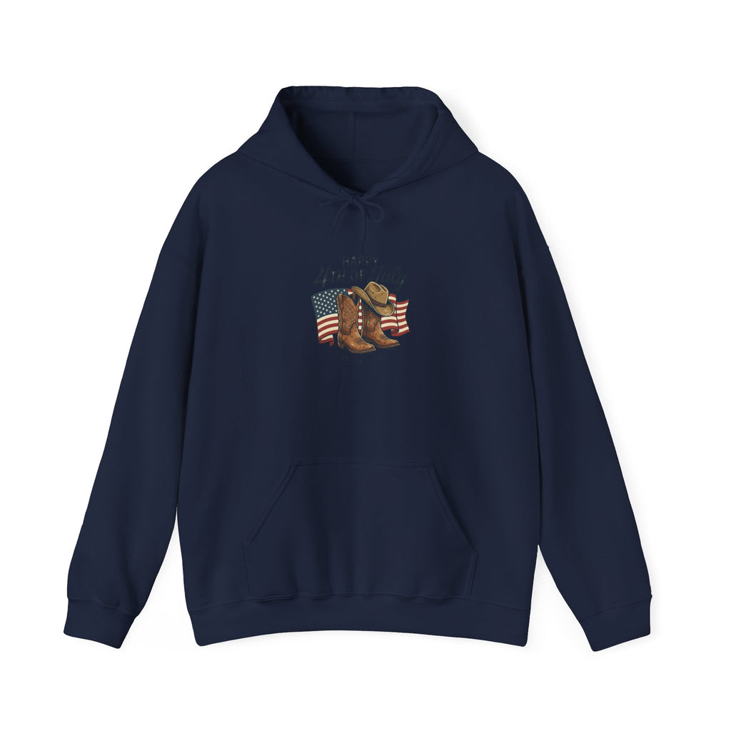 Fourth of July Cowgirl Hoodie | western ranch rustic prairie rodeo vintage