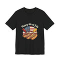 Faith & Freedom Hot Dog Patriotic Tee | July 4th vintage Americana