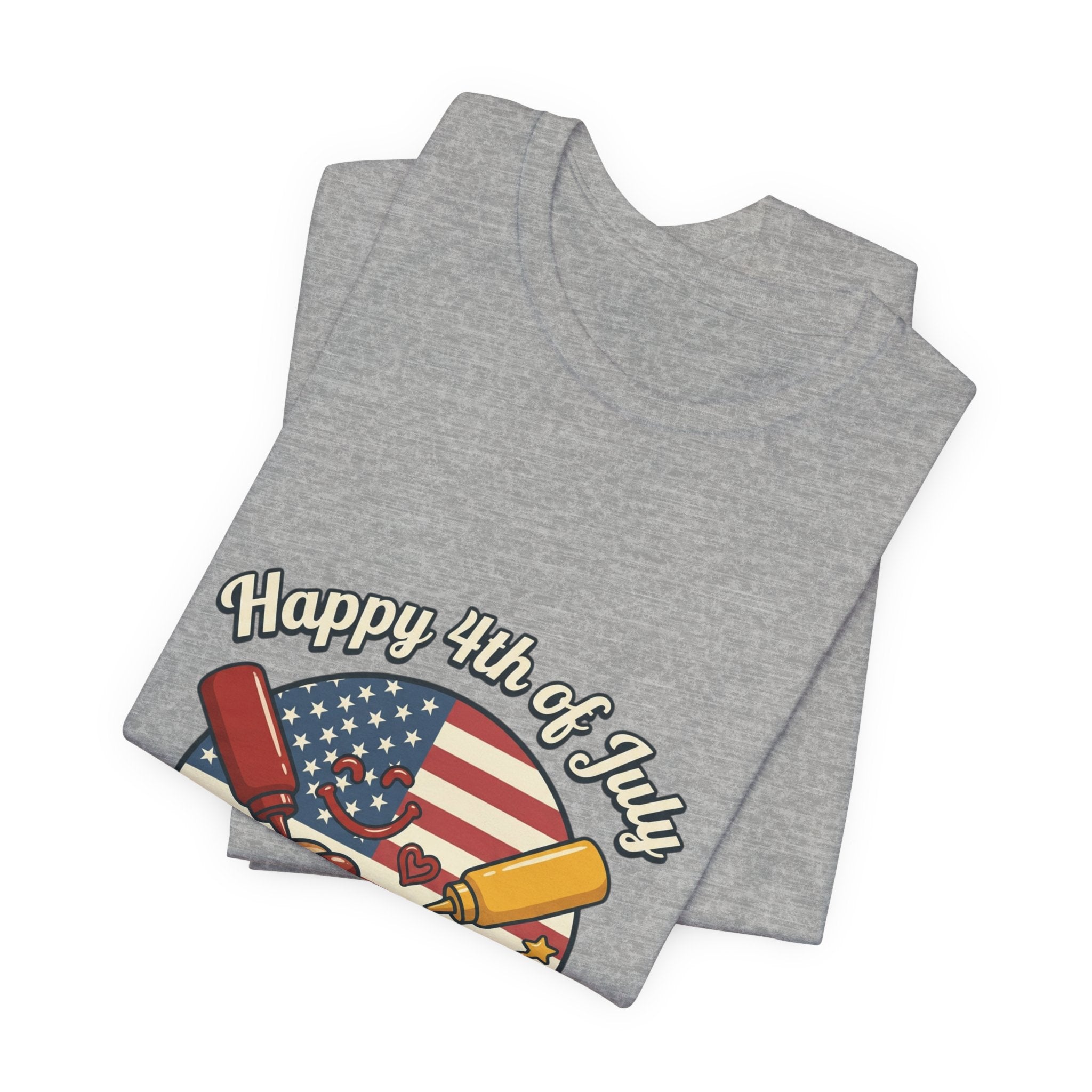 Faith & Freedom Hot Dog Patriotic Tee | July 4th vintage Americana