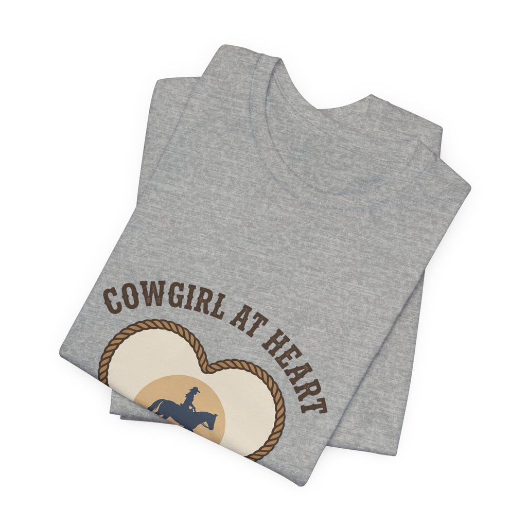 Cowgirl at Heart Tee | western, ranch, rustic prairie vintage