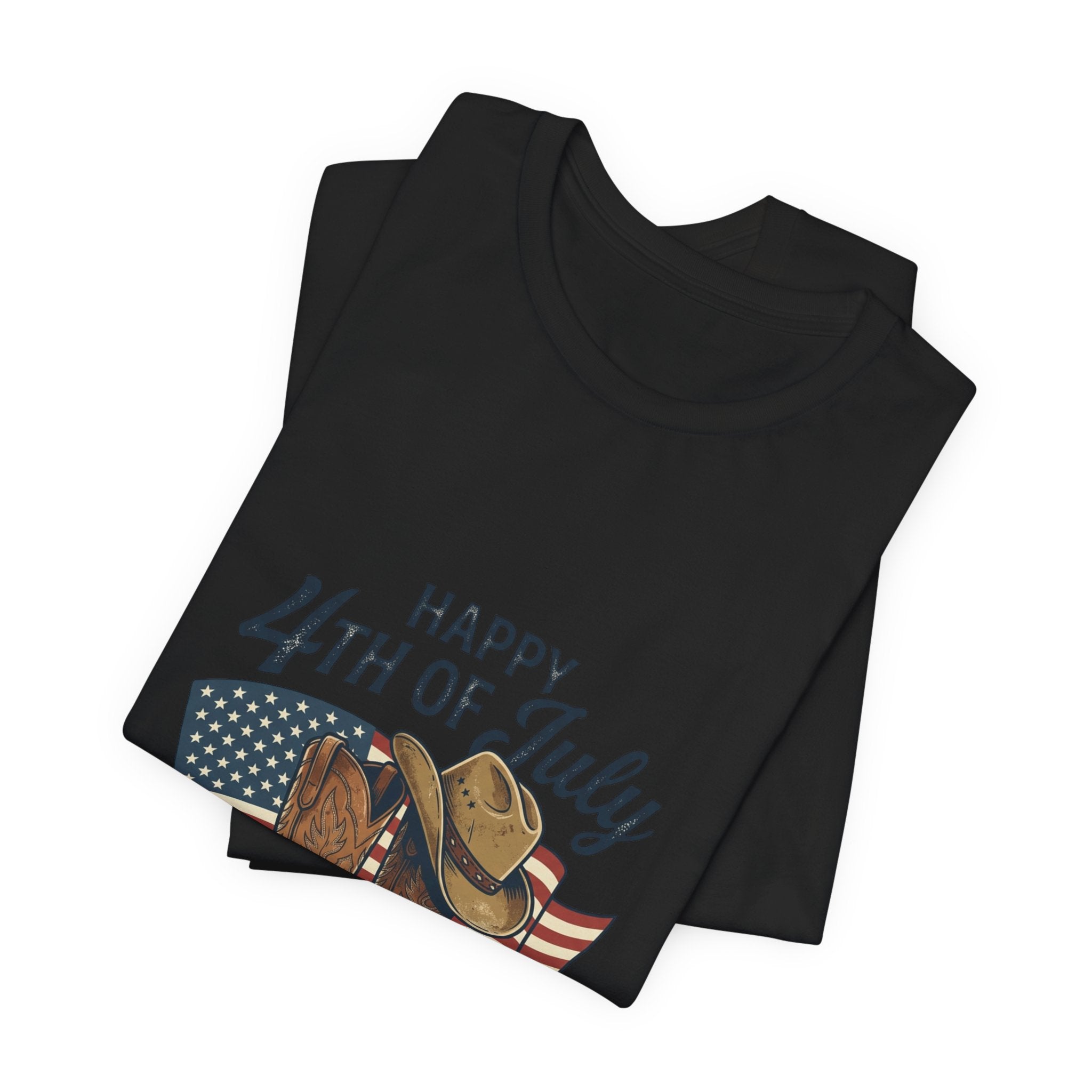 Happy 4th of July Cowboy Boots Tee | Western, Rustic Prairie