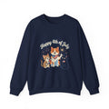 Faith & Freedom Patriotic Cats Crewneck Sweatshirt | vintage Americana, July 4th