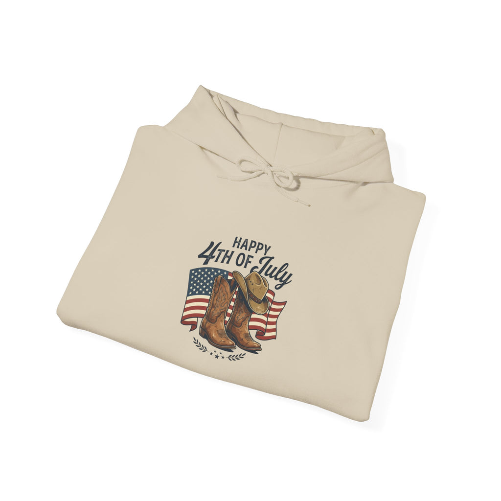 Fourth of July Cowgirl Hoodie | western ranch rustic prairie rodeo vintage