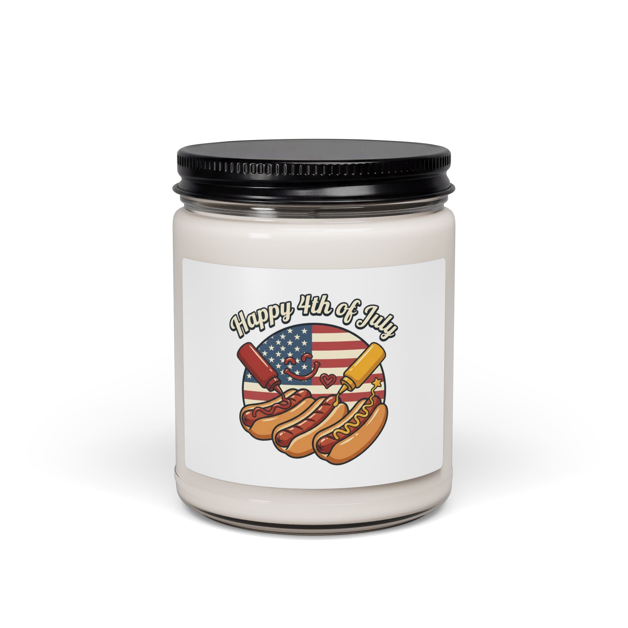 Faith-Based Patriotic Soy Candle | July 4th Vintage Americana