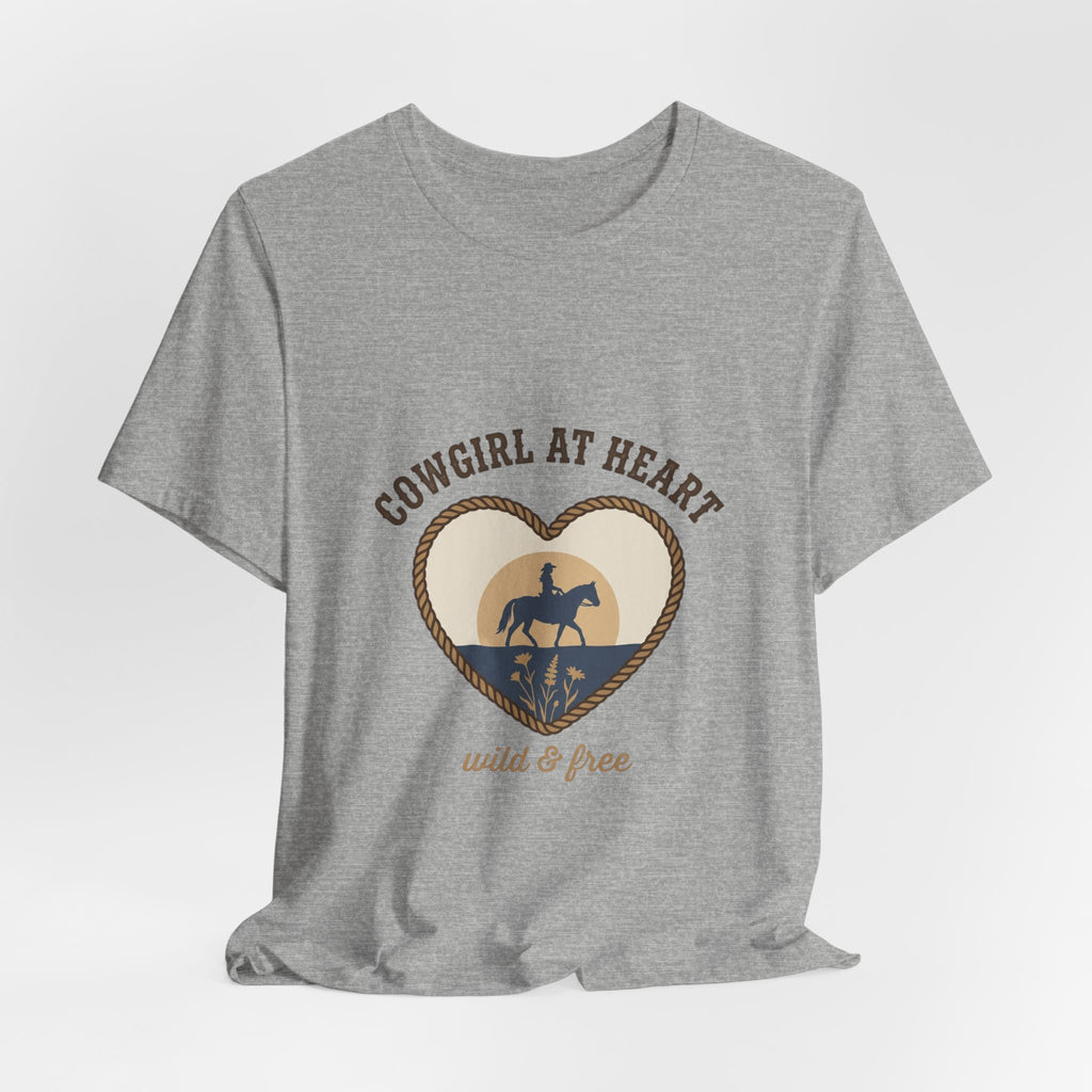 Cowgirl at Heart Tee | western, ranch, rustic prairie vintage