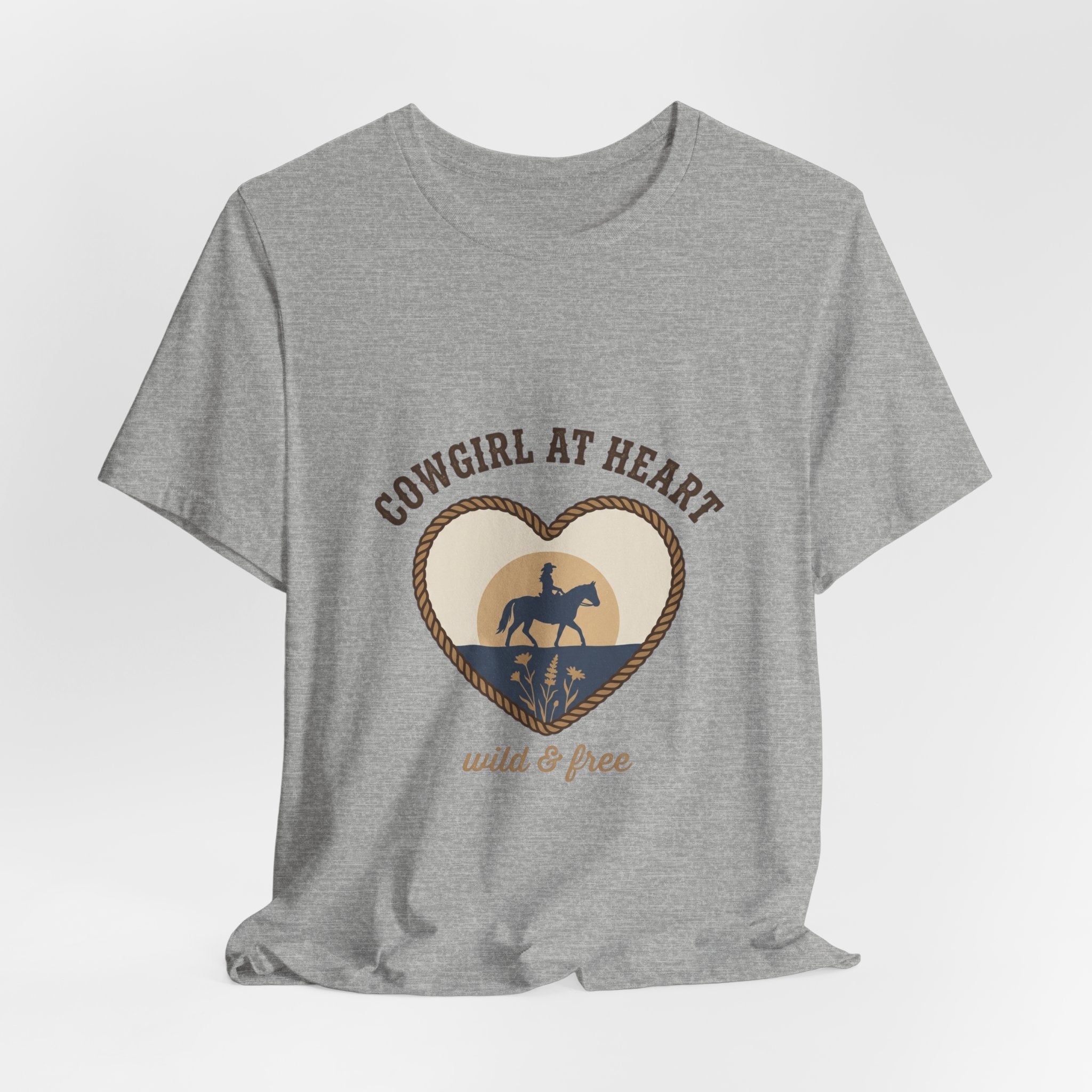 Cowgirl at Heart Tee | western, ranch, rustic prairie vintage