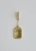 Ray of Light Diamond Hinged Clasp Chain Charms