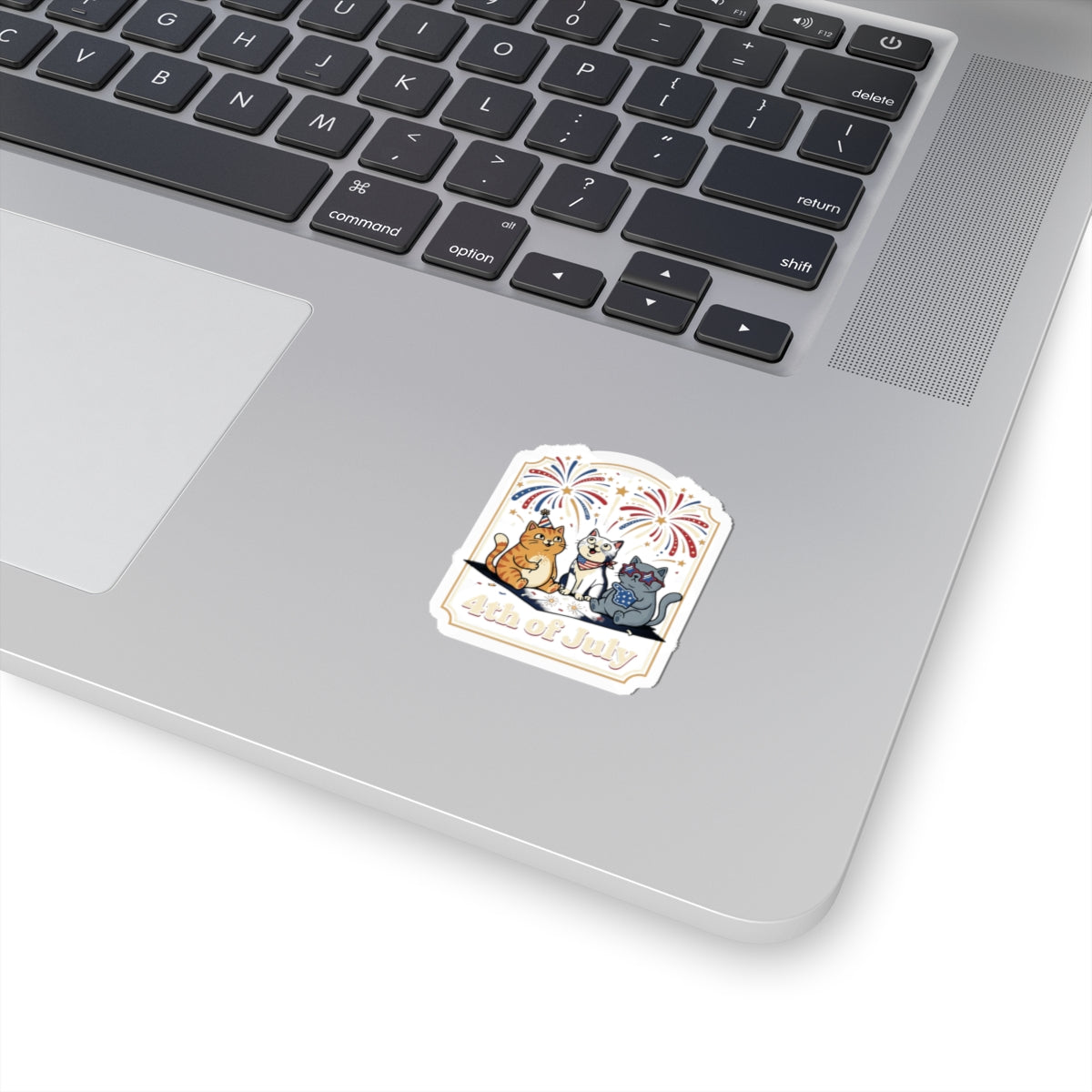 Faithful 4th of July Cats Sticker | Patriotic, Vintage Americana