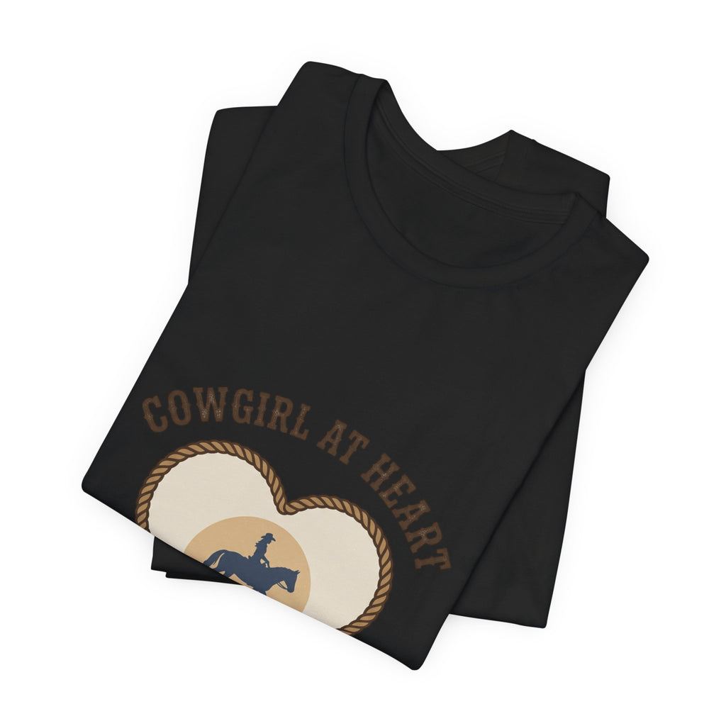 Cowgirl at Heart Tee | western, ranch, rustic prairie vintage