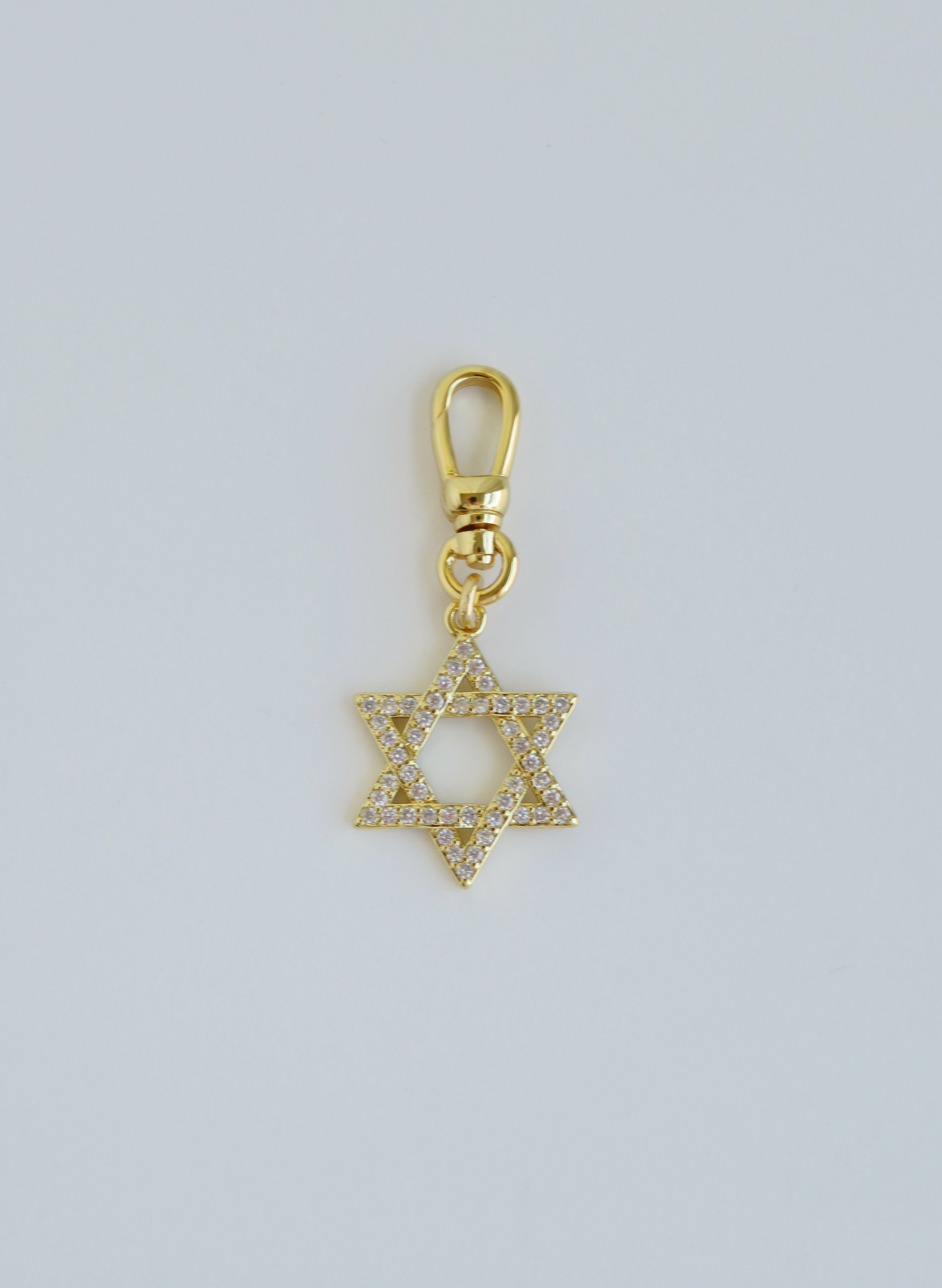 Timeless Brilliance - Star of David Charm on Clasp