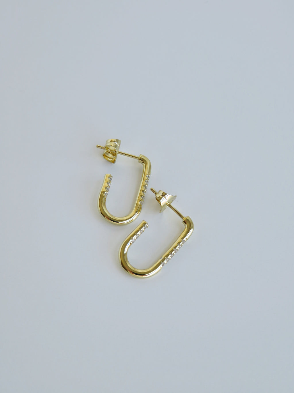 Claudett Diamond Stud Hoops