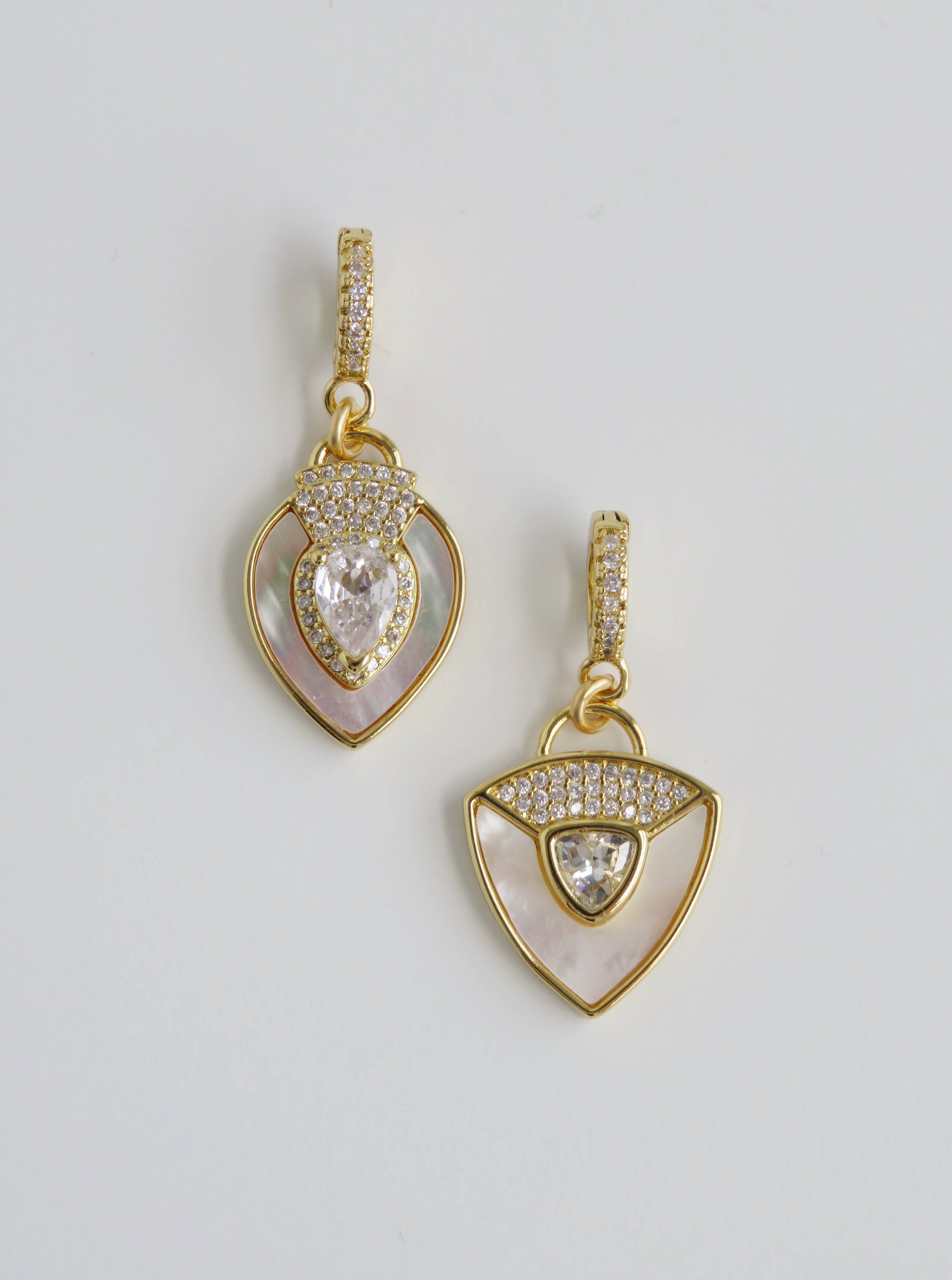 Perla Charms on Diamond Clasp