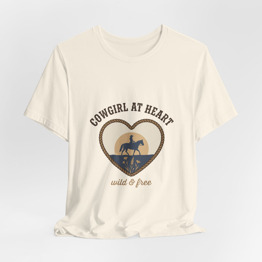 Cowgirl at Heart Tee | western, ranch, rustic prairie vintage