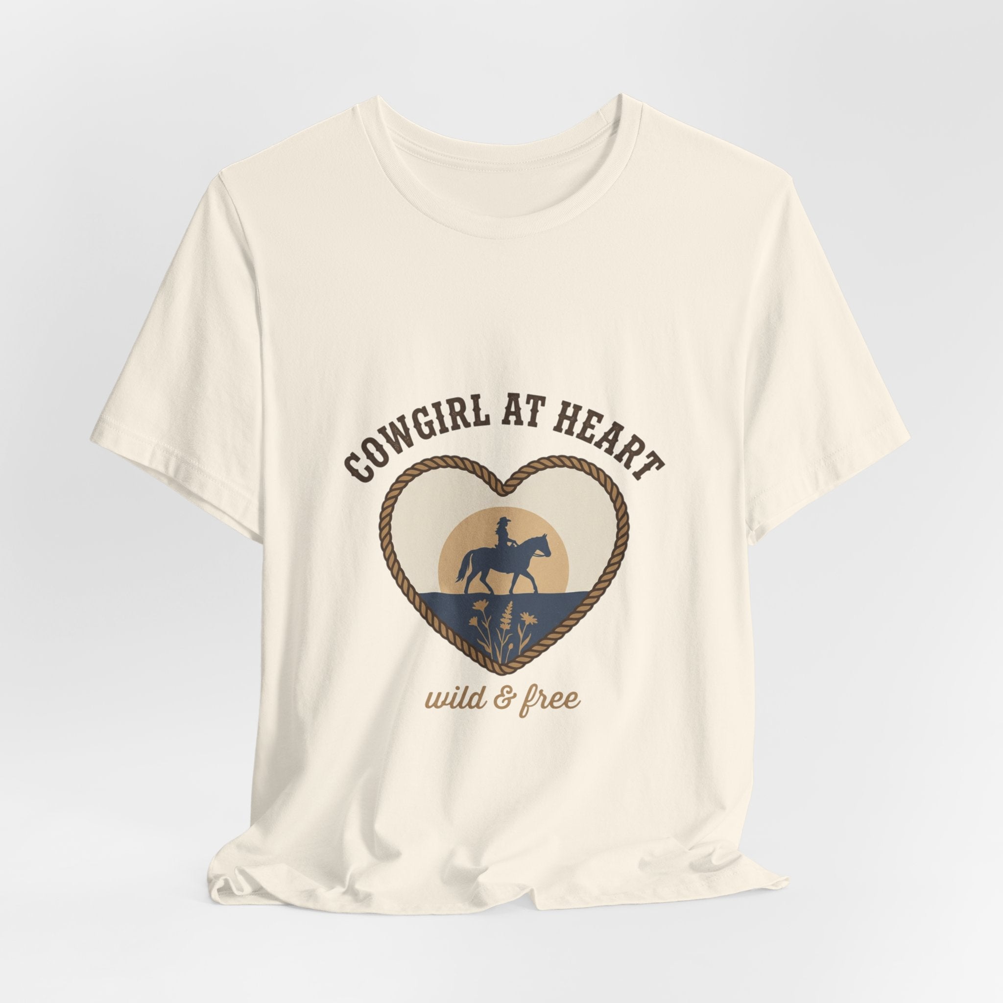Cowgirl at Heart Tee | western, ranch, rustic prairie vintage