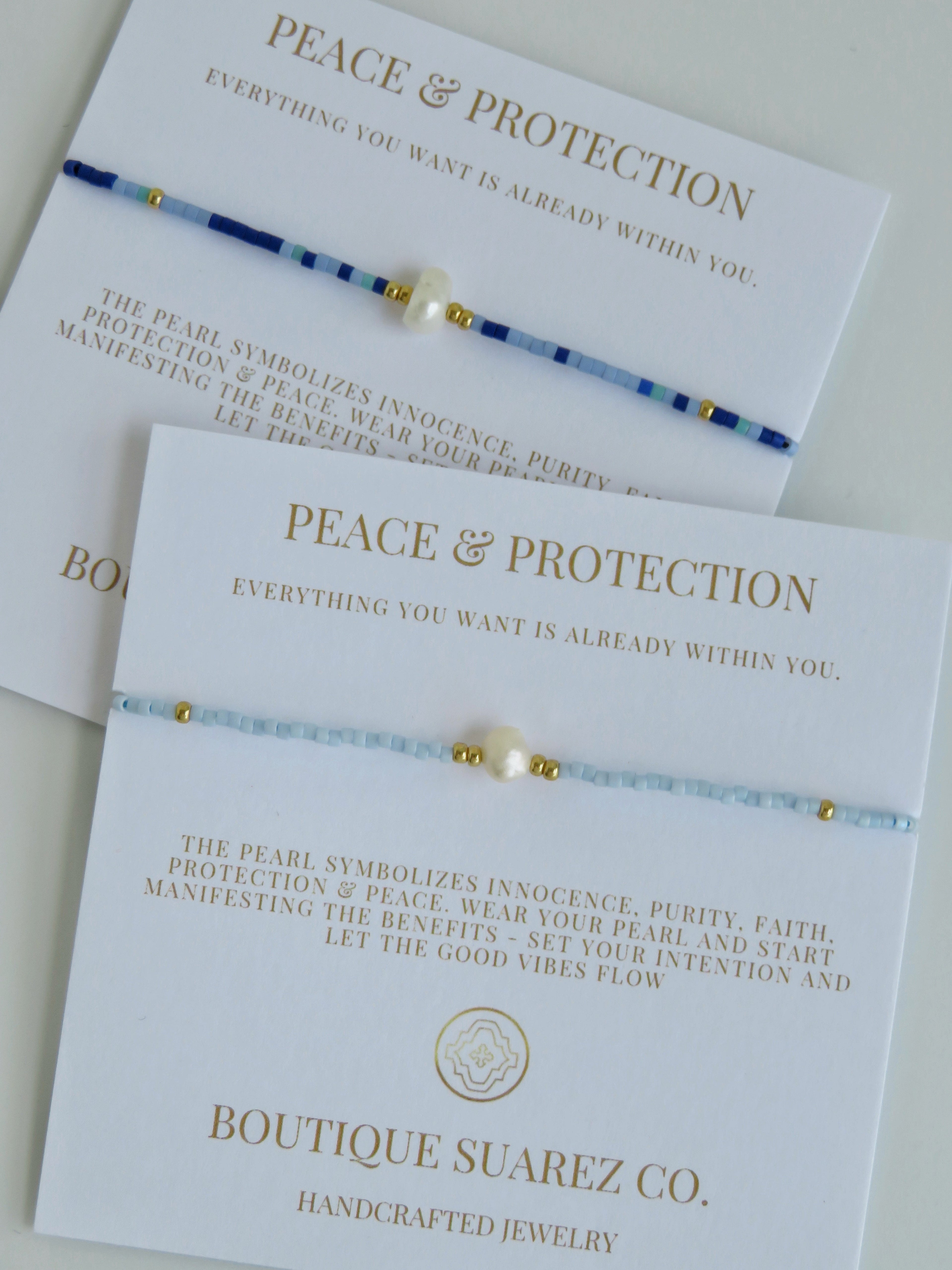 Manifest Peace - Pearl Bracelet