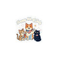 Faith & Freedom 4th of July Cats Kiss-Cut Stickers | Patriotic, Vintage Americana