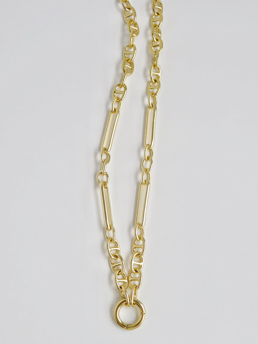 Sanxenxo Charm Holder Necklace - Clicker Clasp - add charms