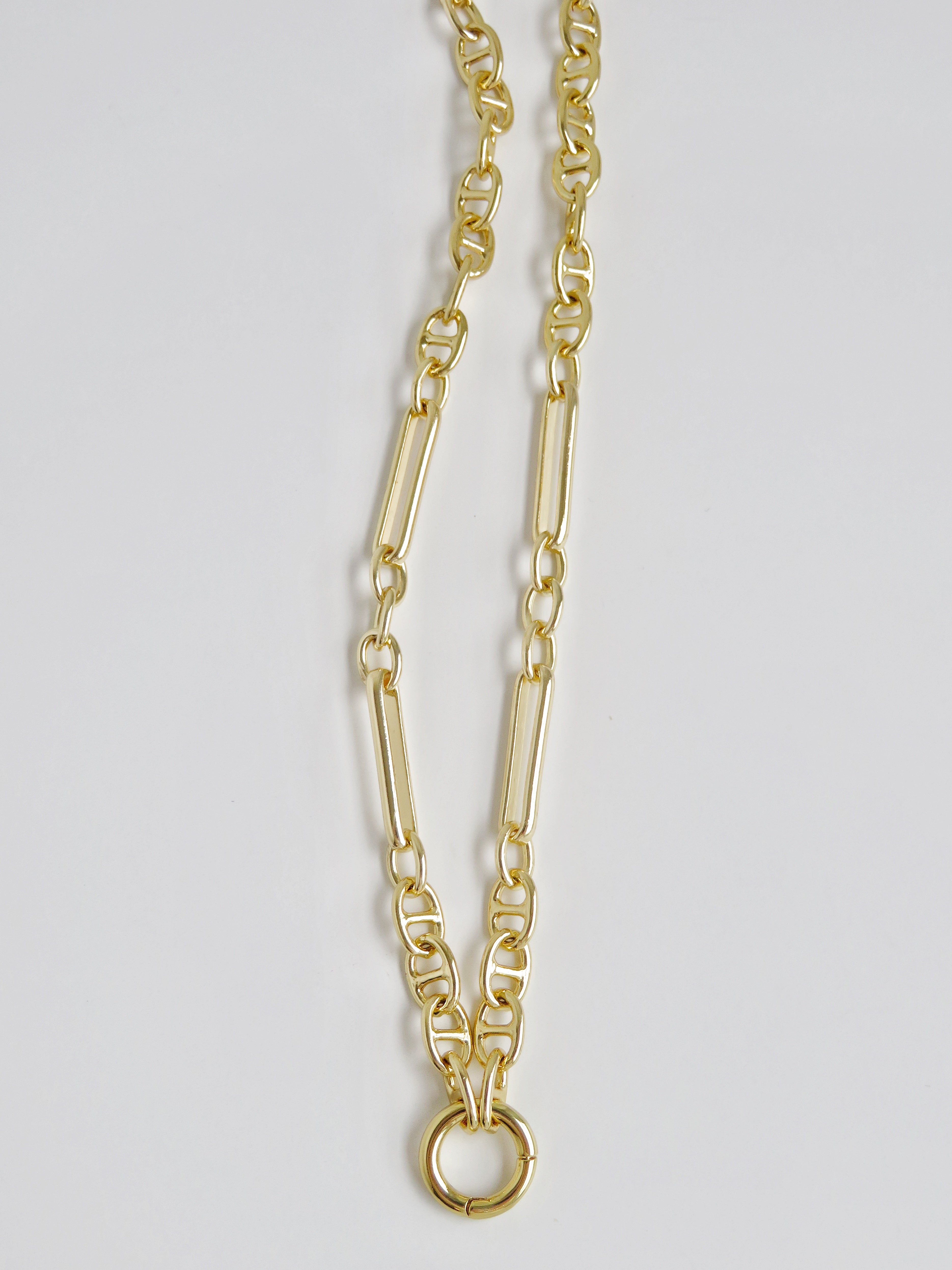 Sanxenxo Charm Holder Necklace - Clicker Clasp - add charms