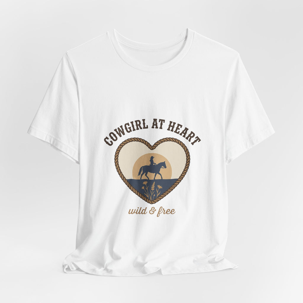Cowgirl at Heart Tee | western, ranch, rustic prairie vintage