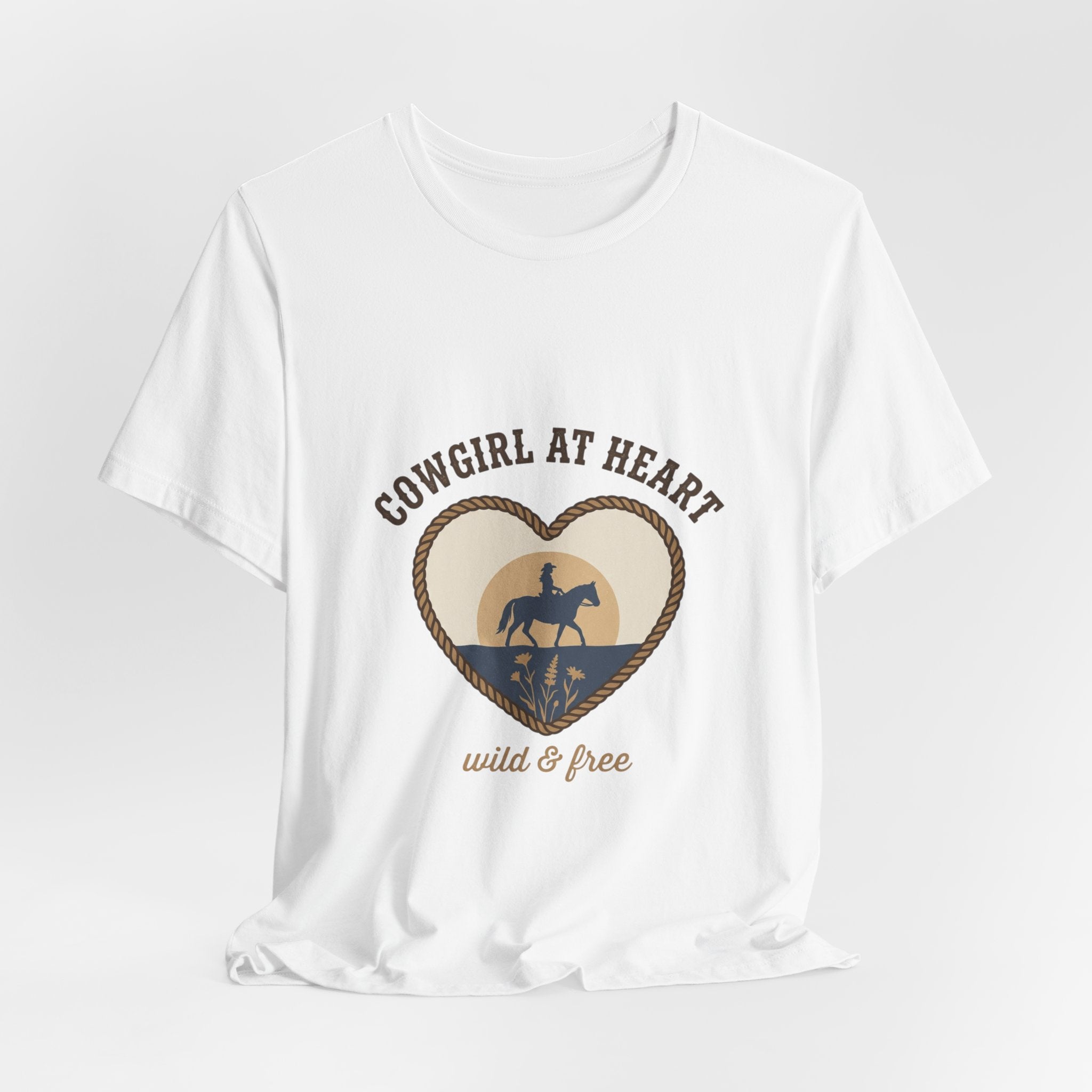 Cowgirl at Heart Tee | western, ranch, rustic prairie vintage