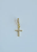Diamond Holy Cross Charm on Diamond Clasp