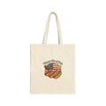 Faith & Freedom Hot Dog Americana Tote, 4th of July Patriotic Vintage