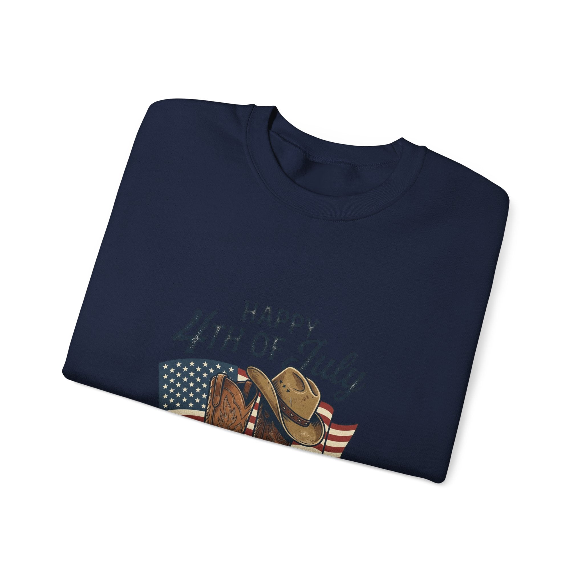 4th of July Cowboy Boots Sweatshirt | western, rustic