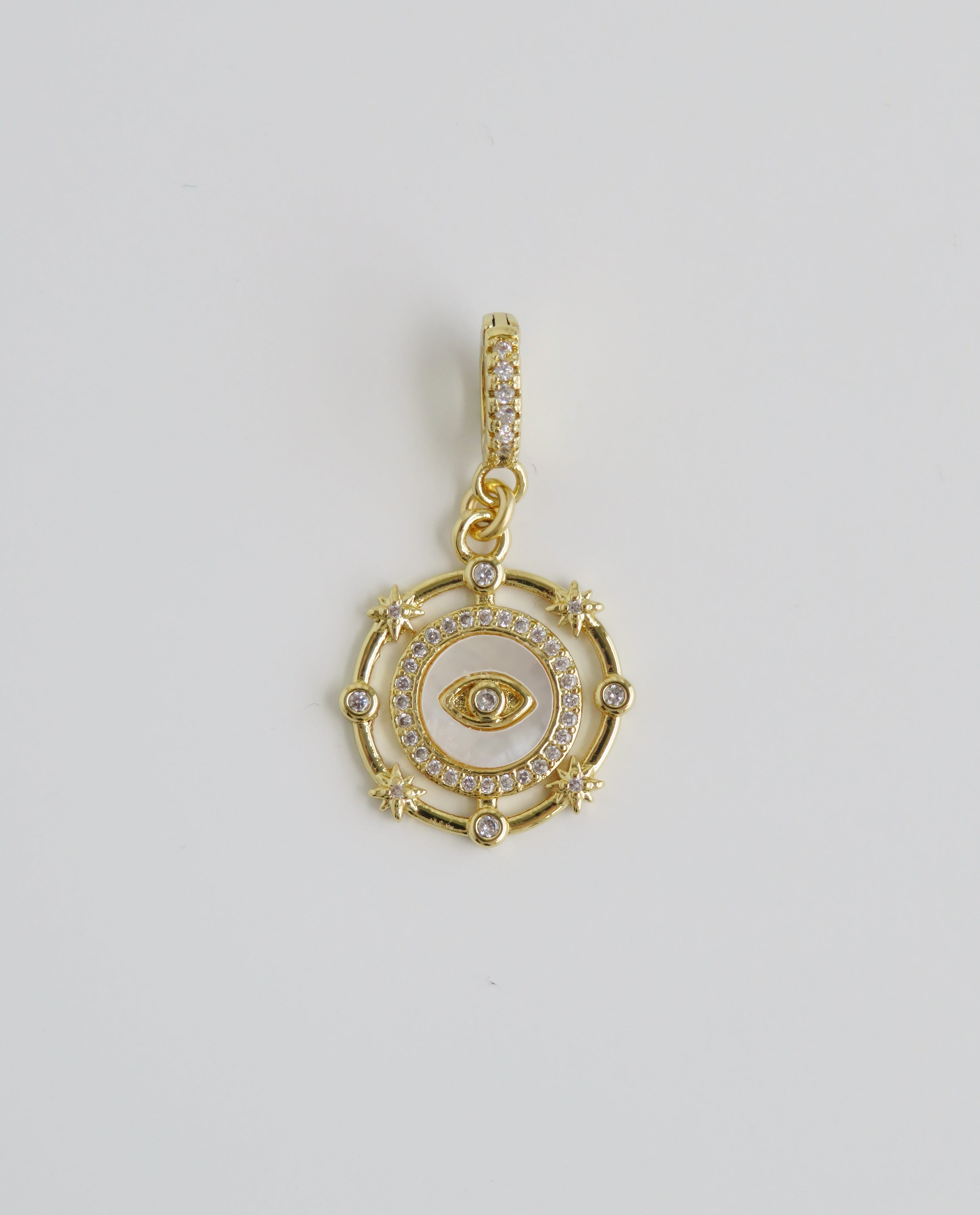 Perla Charms on Diamond Clasp