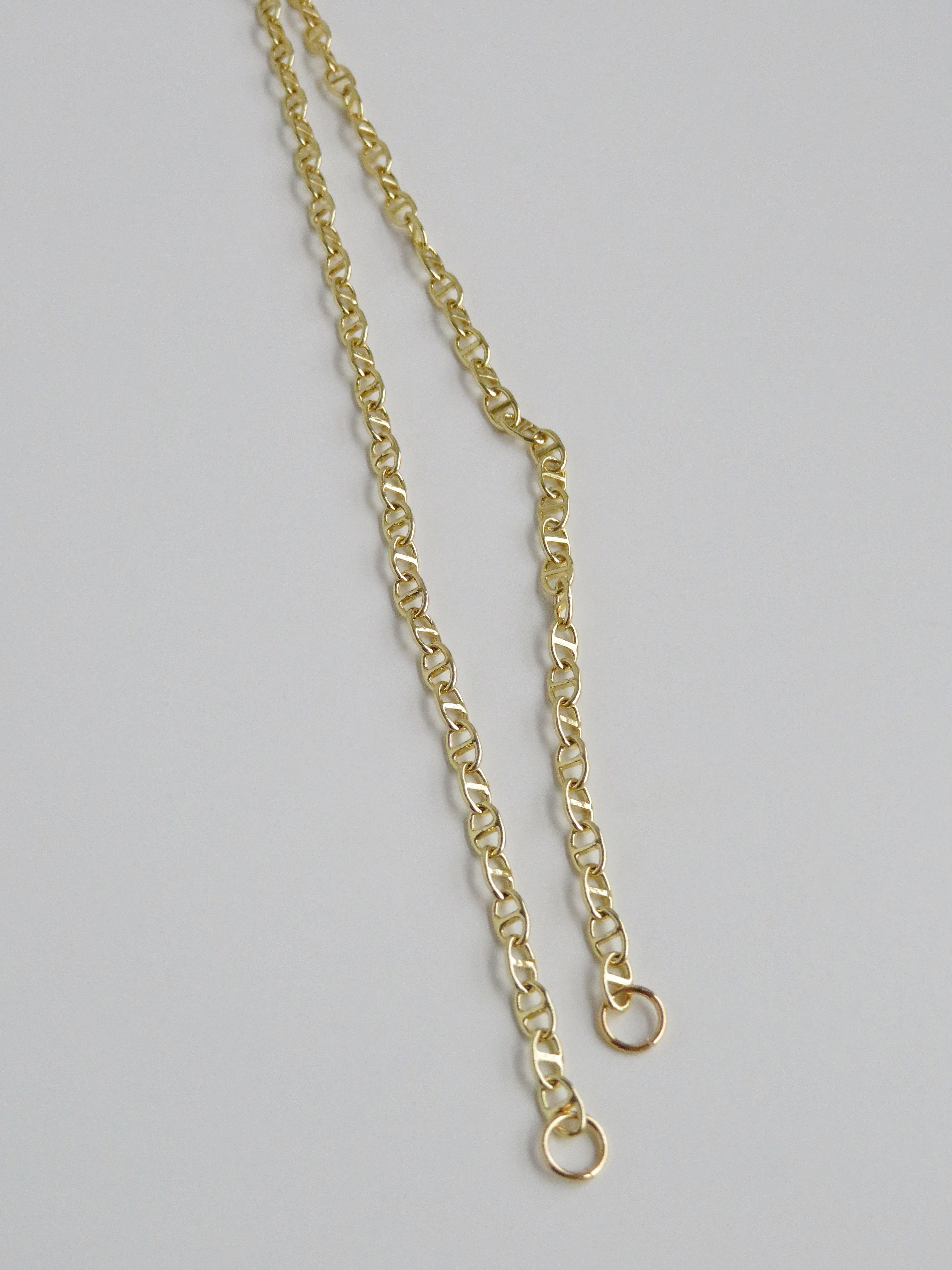 Petite Mariners Charm Holder Necklace - Clicker Clasp - add charms