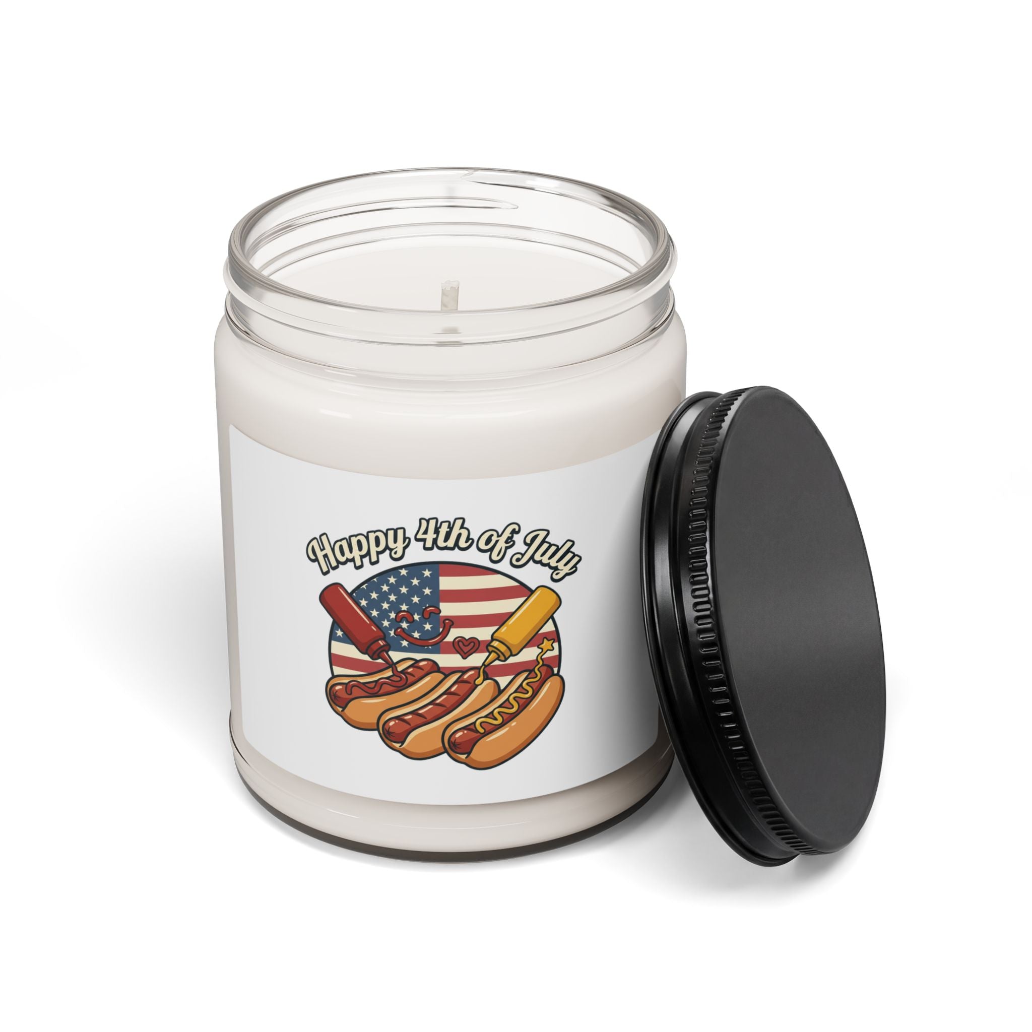 Faith-Based Patriotic Soy Candle | July 4th Vintage Americana