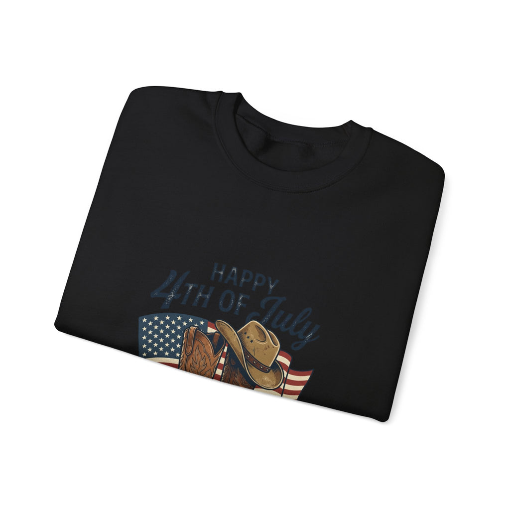 4th of July Cowboy Boots Sweatshirt | western, rustic
