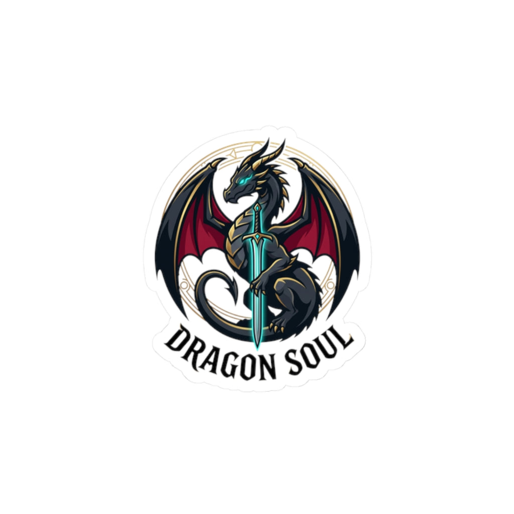 Dragon Soul Sticker | dragon, fantasy art, tattoo style