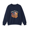 Faith & Freedom Retro July 4th Hot Dogs Sweatshirt | Vintage Americana, Patriotic