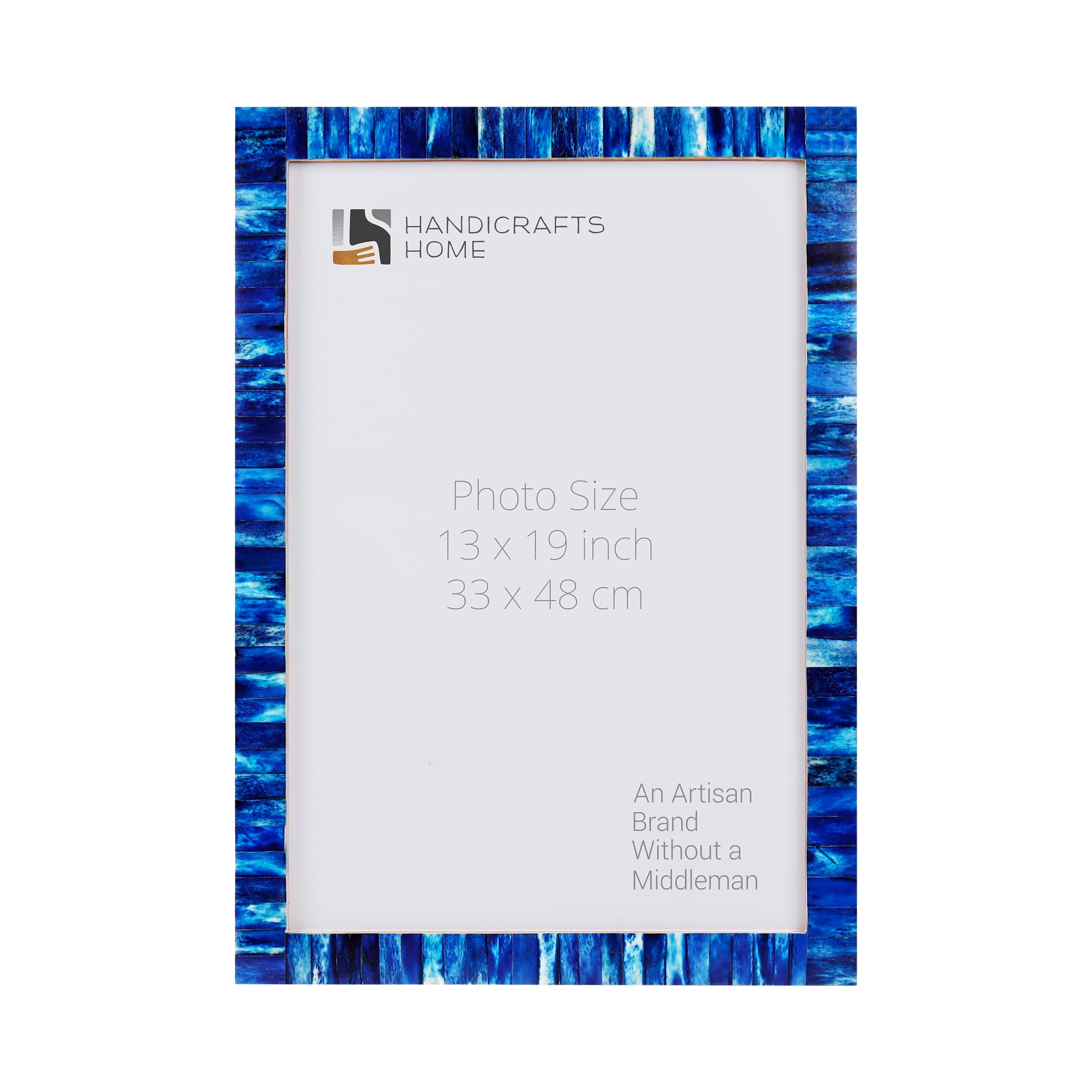 Poster Frames Classic Collection Bone Inlay, Blue, 6 Sizes