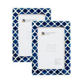 Casablanca Medianoche Resin Inlay Picture Frame Set 2