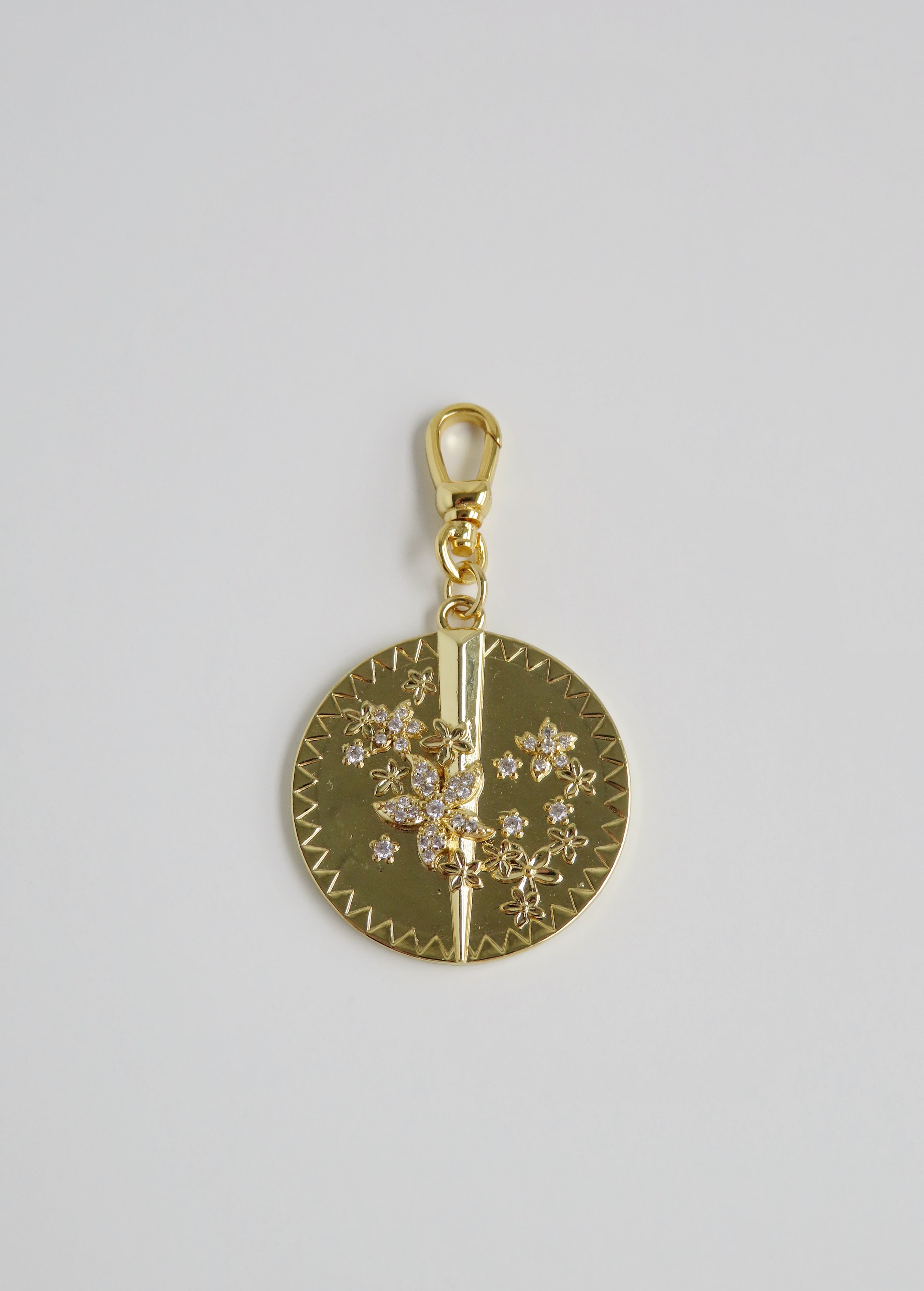 Renew & Thrive Charm on Swivel Clasp - Flower