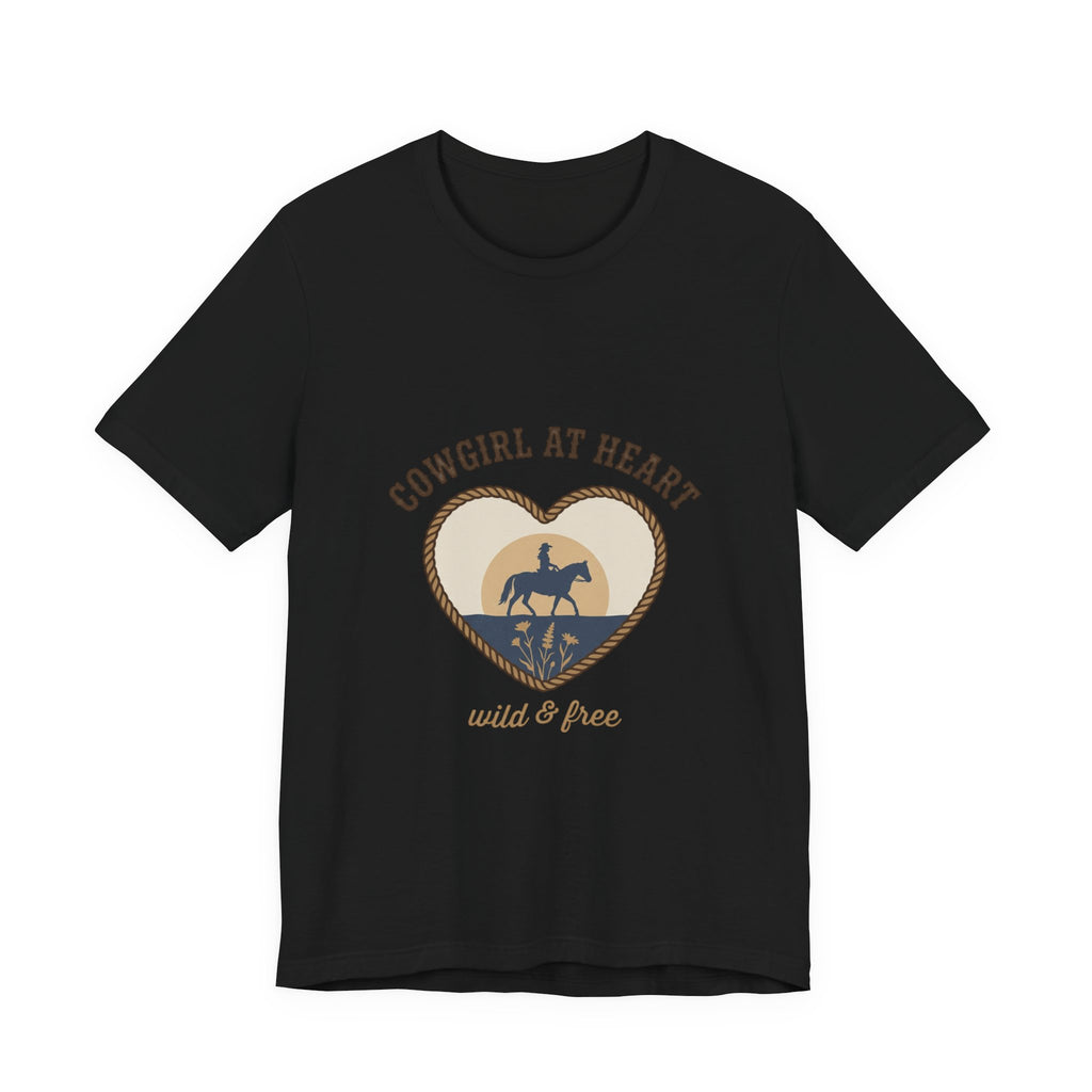 Cowgirl at Heart Tee | western, ranch, rustic prairie vintage