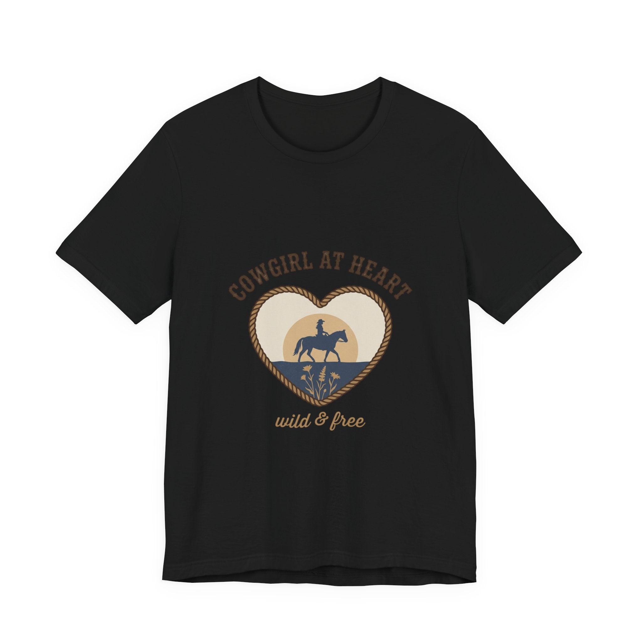 Cowgirl at Heart Tee | western, ranch, rustic prairie vintage